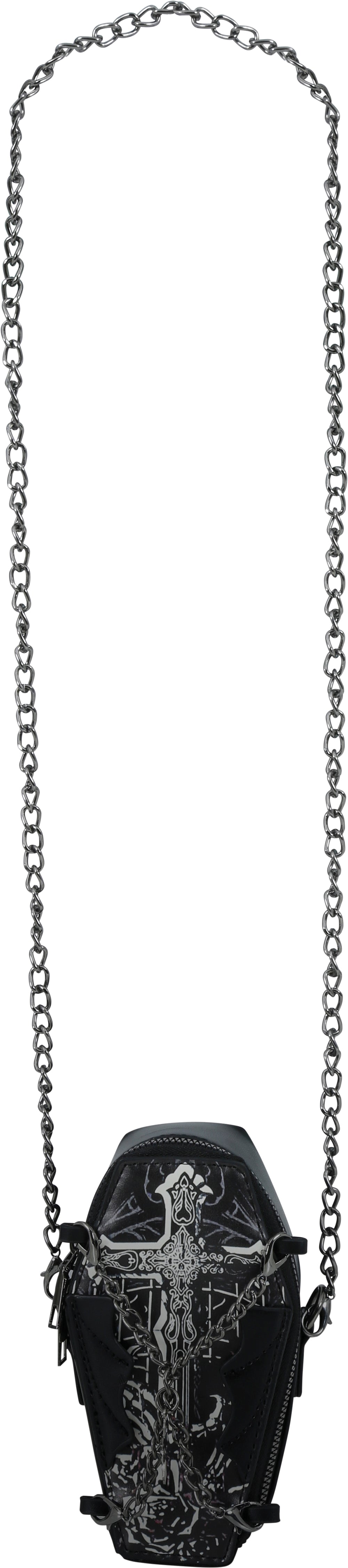 GP29459 – Halloween Sarg Tasche Gothic Totenkult – Farbe: Schwarz