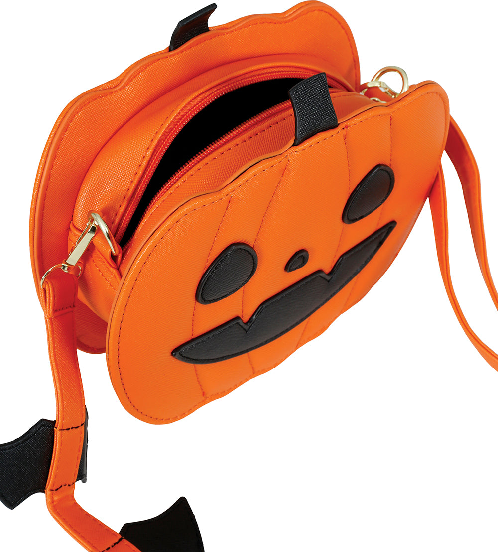 GP29460 – Halloween Kürbis Tasche Orange – Farbe: Schwarz
