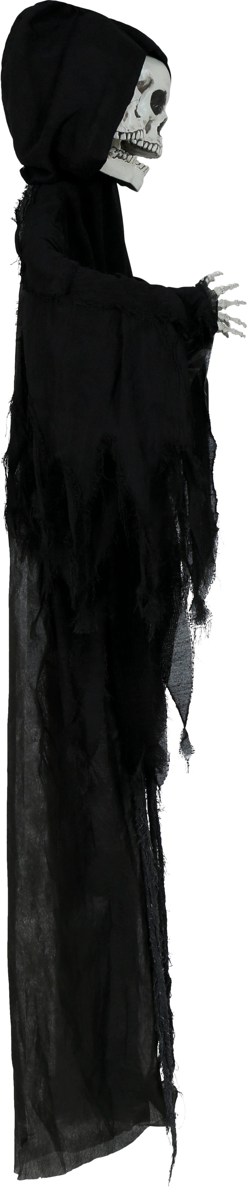 GP29462 – Skelett Dekoration Zwei Köpfe Grusel – Farbe: Schwarz