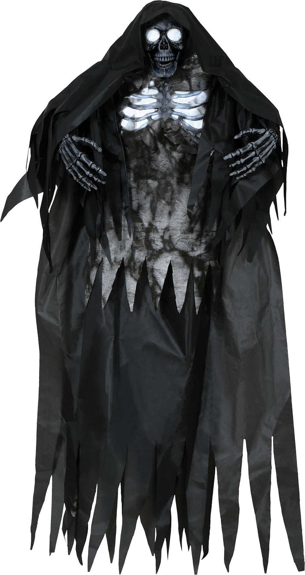 GP29465 – Skelett Halloween Dekoration Schauriger Auftritt – Farbe: Schwarz / Grau