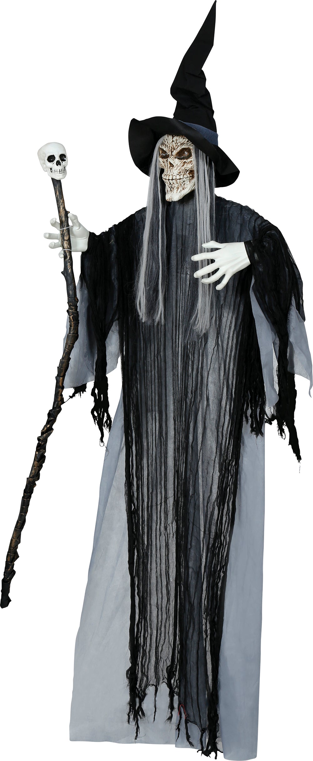 GP29467 – Hexe Halloween Dekoration Gruselig – Farbe: Schwarz / Grau