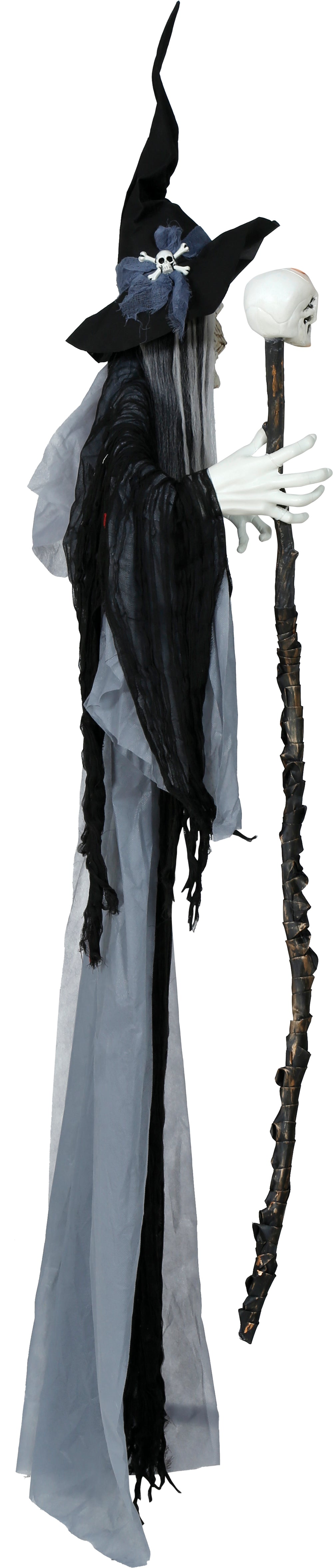 GP29467 – Hexe Halloween Dekoration Gruselig – Farbe: Schwarz / Grau