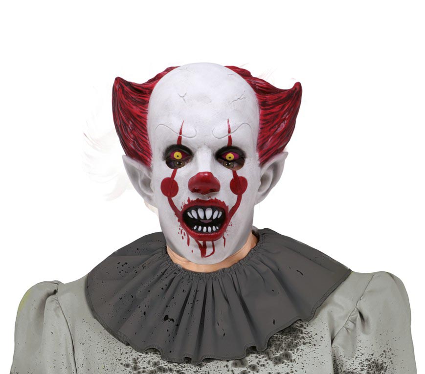 GP2946 – Clown Horror Maske Grusel – Farbe: Weiß