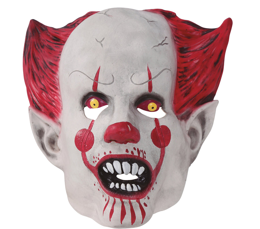 GP2946 – Clown Horror Maske Grusel – Farbe: Weiß, Ansicht 2