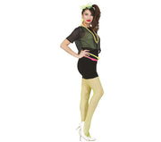Neon Netzstrumpfhose für Damen 80er Jahre, Bild 10