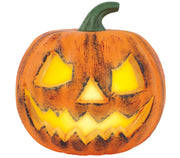 Halloween Kürbis 20 cm böses Grinsen, Bild 1