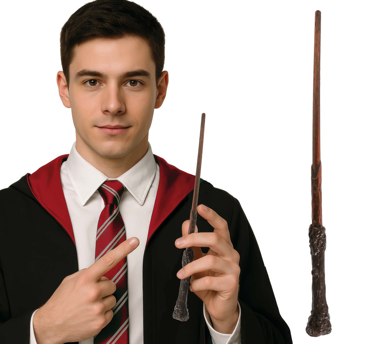 GP17578 – Zauberstab für Erwachsene 45 cm braun – Farbe: Braun