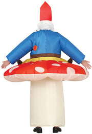 Aufblasbares Pilz Kostüm für Erwachsene, Bild 3