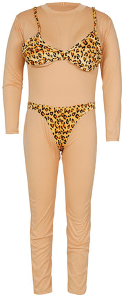 Bikini Kostüm für Herren mit Leopardenmuster, Bild 12