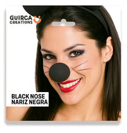 Mausnase für Erwachsene schwarz 5 cm Clownnase, Bild 3