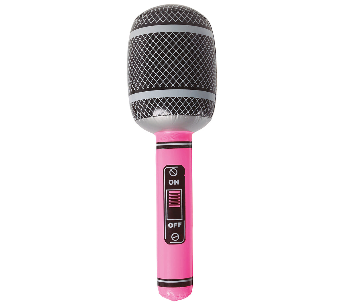 GP18532 – Aufblasbares Mikrofon 45 cm Rockstar – Farbe: Pink