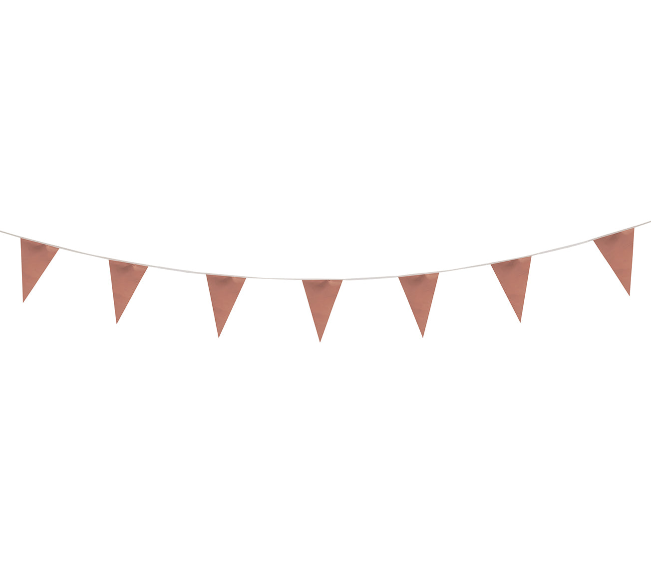 GP7263 – Party Stimmung Rosen Gold Wimpel Girlande – Farbe: RosÉgold 