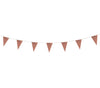 GP7263 – Party Stimmung Rosen Gold Wimpel Girlande – Farbe: RosÉgold 