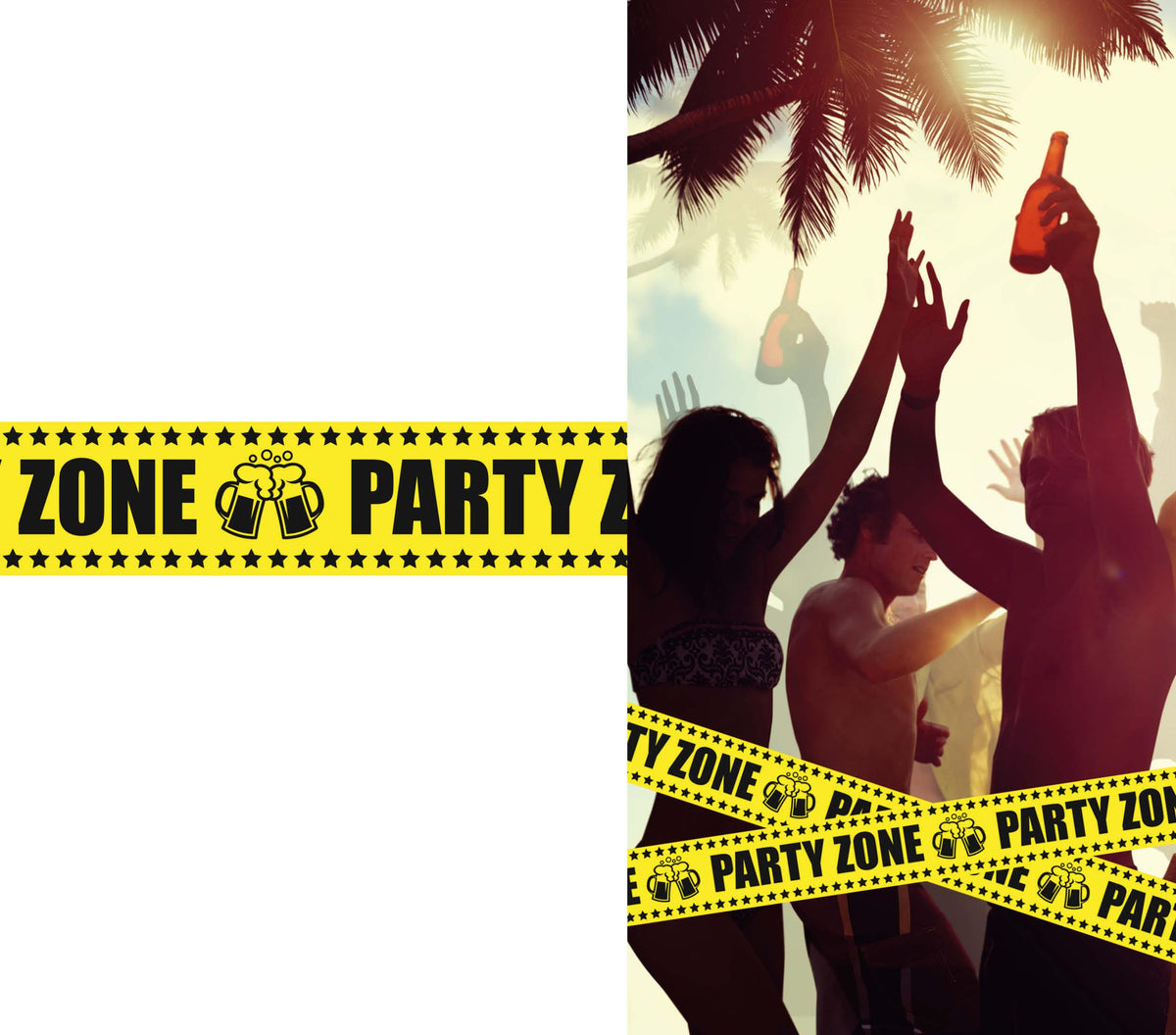GP31126 – Bier Party Zone Geburtstagsfeier – Farbe: Gelb