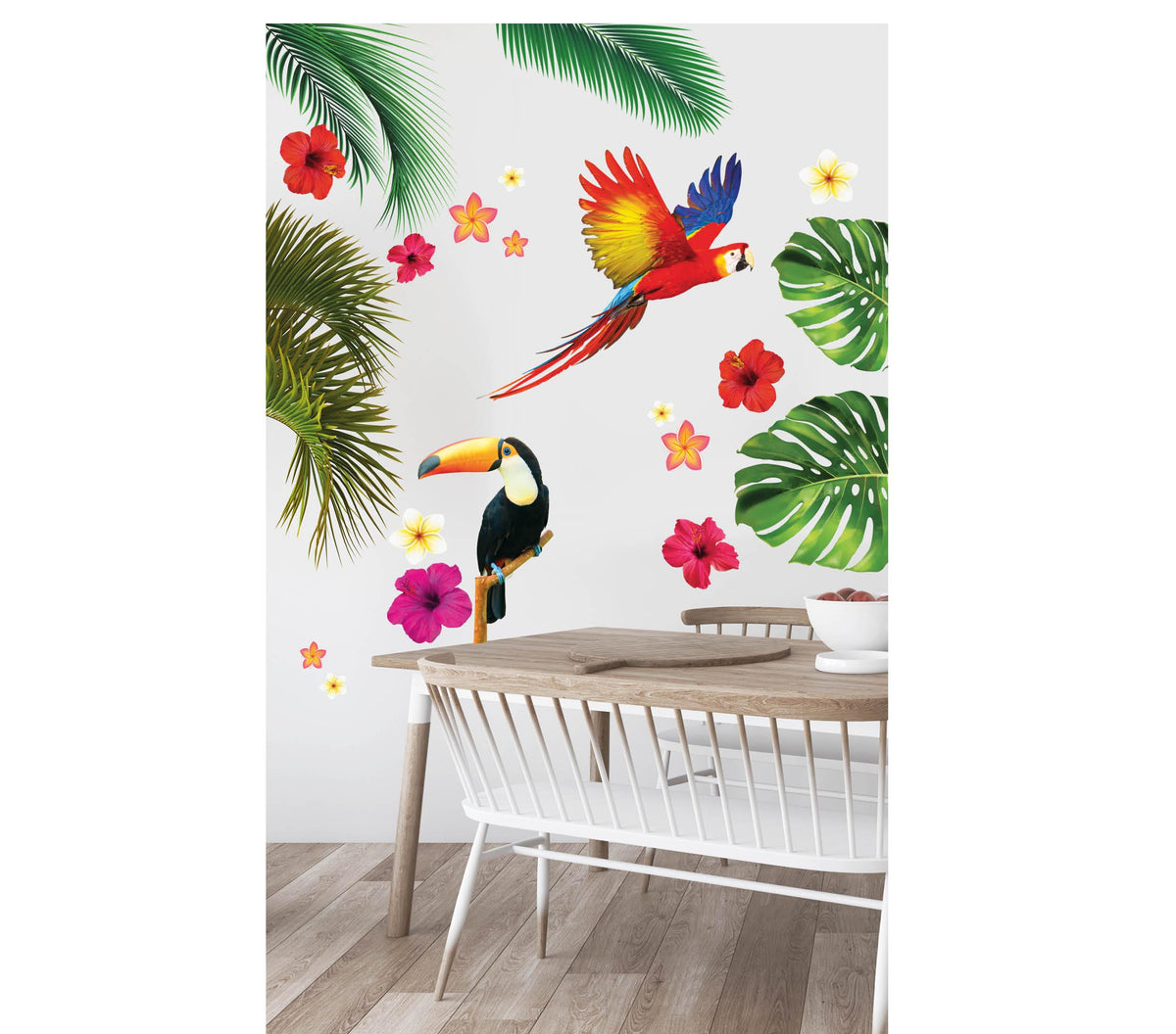 GP31157 – Hawaii Sommer Wandsticker Tropische Deko – Farbe: Mehrfarbig