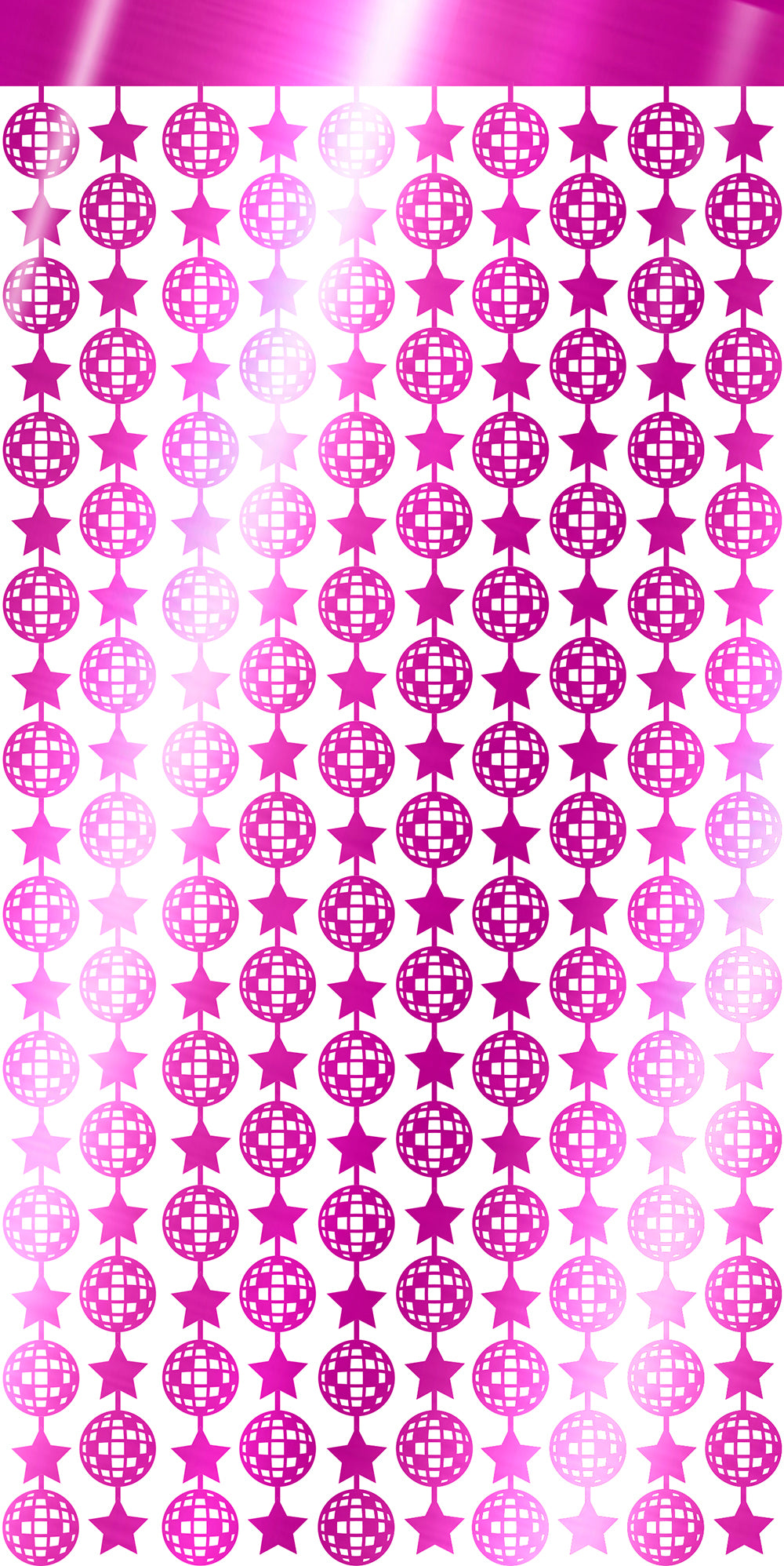GP31161 – Absolventen Feier Dekoration Vorhang Gold – Farbe: Pink