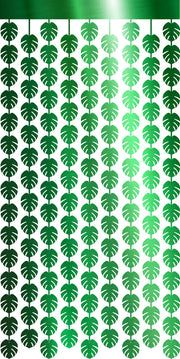 Palmenblätter Vorhang 100 x 200 cm Hawaii, Bild 4