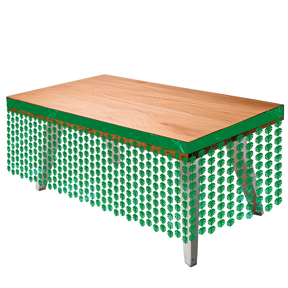 GP31164 – Hawai Party Tischrock Dekoration Sommer – Farbe: Grün
