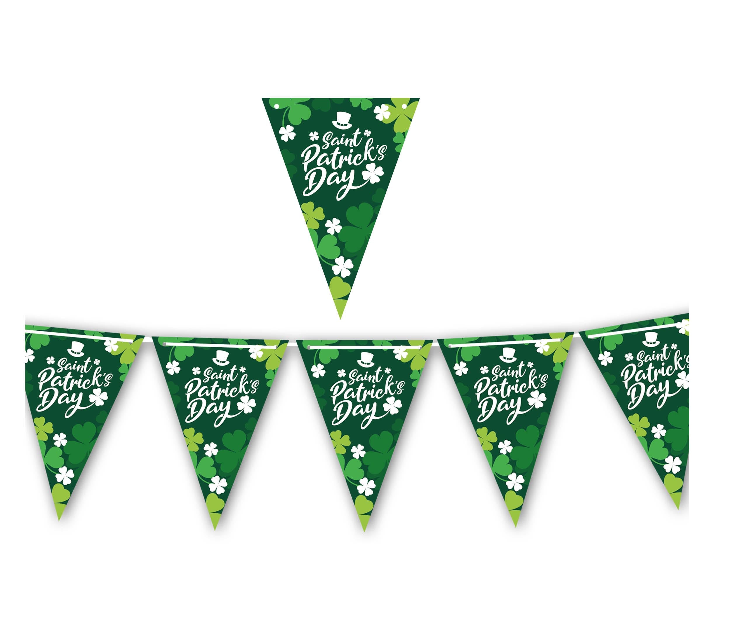 GP31169 – St Patricks Feier Festliche Kleeblatt – Farbe: Grün