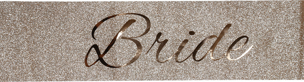 GP31191 – Junggesellenabschied Brautschärpe Glamour – Farbe: Gold