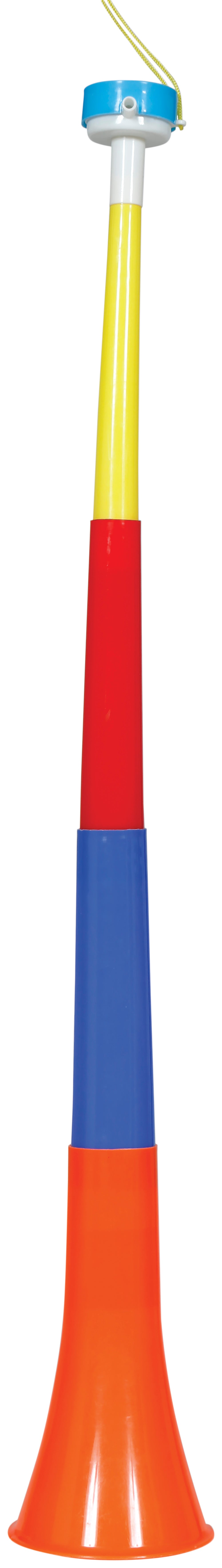 GP31202 – Sportliche Karnevalstrompete Aufklappbar – Farbe: Mehrfarbig