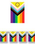 Regenbogen Karneval Girlande Party Deko