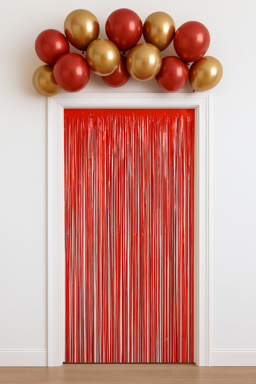 GP31207 – Halloween Vorhang Rot Gruselig – Farbe: Rot, Ansicht 2