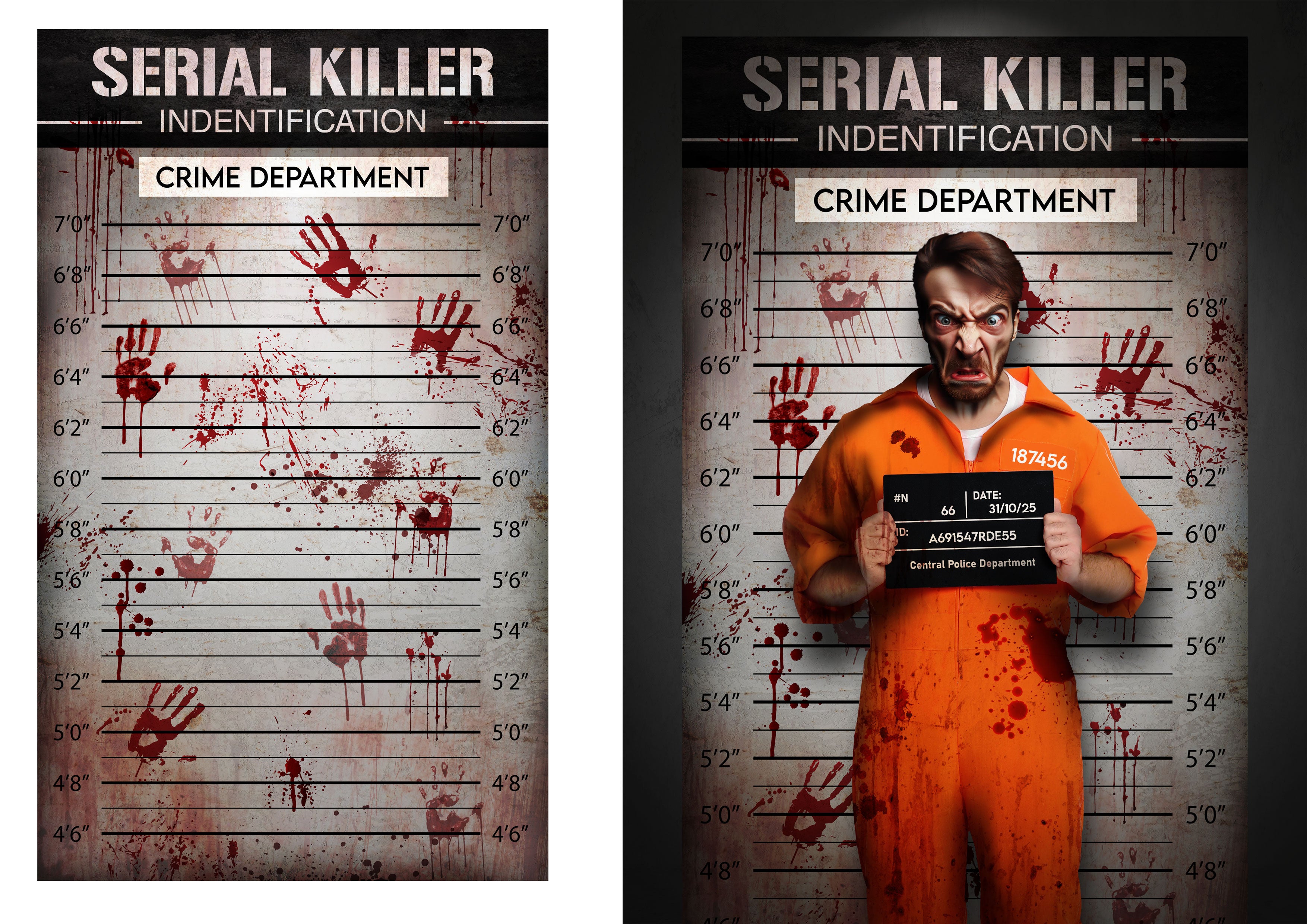 GP31208 – Halloween Grusel Foto Hintergrund – Farbe: Mehrfarbig