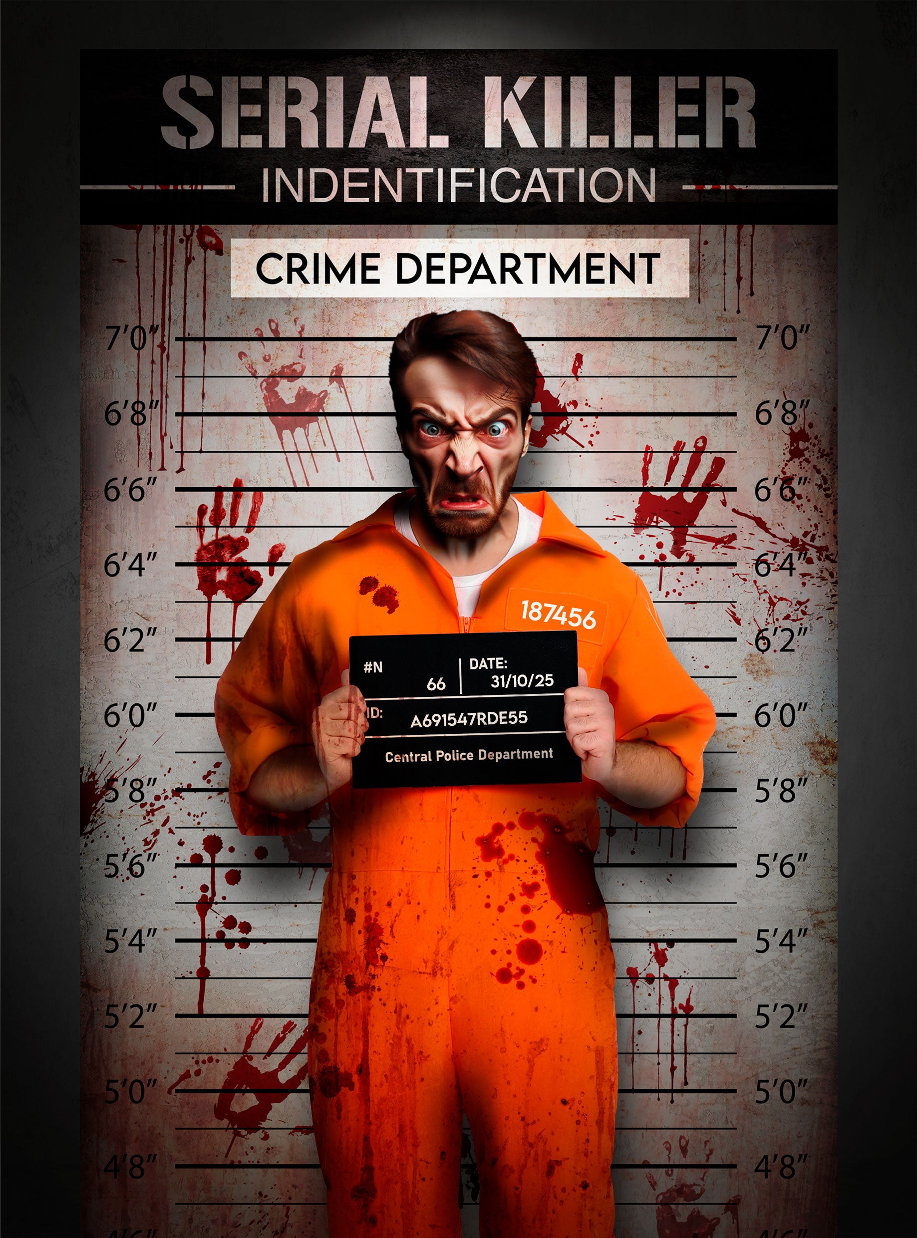 GP31208 – Halloween Grusel Foto Hintergrund – Farbe: Mehrfarbig