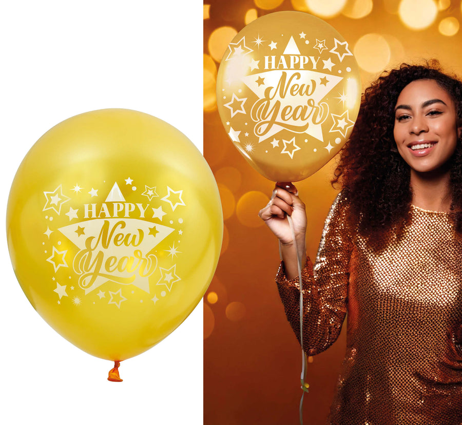 GP31211 – Silvester Feier Ballons Goldene – Farbe: Gold, Ansicht 2