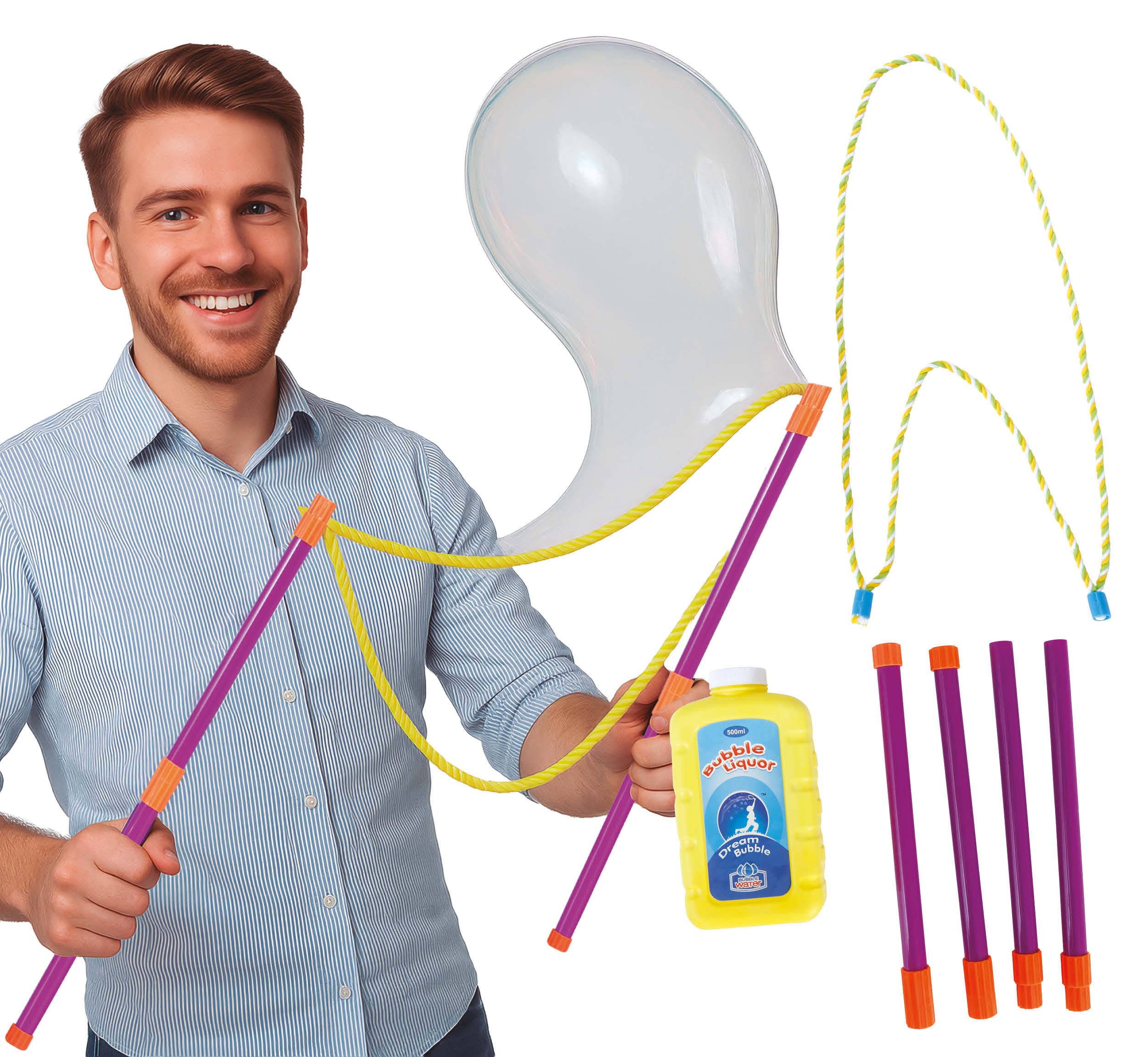 GP31217 – Karneval Magische Stäbe Schnur – Farbe: Mehrfarbig