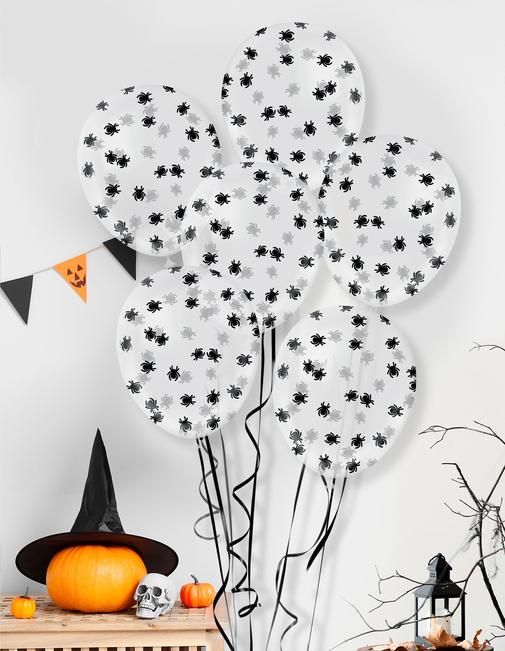GP31508 – Tiere Halloween Spinnen Konfetti – Farbe: Schwarz