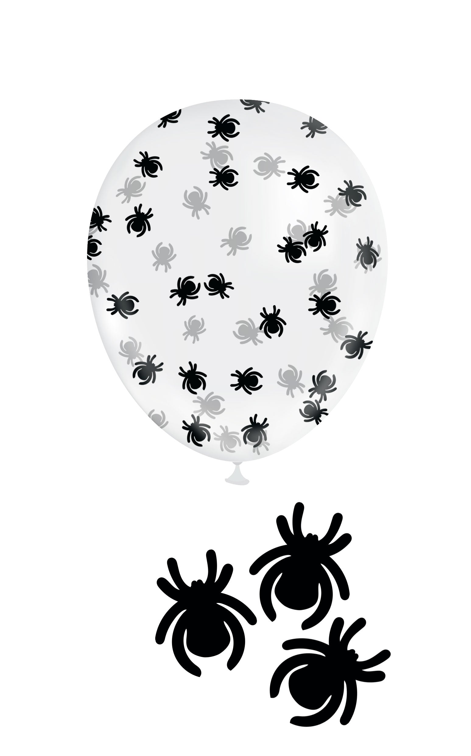 GP31508 – Tiere Halloween Spinnen Konfetti – Farbe: Schwarz