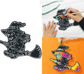Hexen Gespenster Halloween Silhouetten