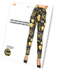 GP31800 – Silvester Glamour Leggings Feuerwerk – Größe: 42 - 44 (L), 38 - 40 (M) – Farbe: Schwarz