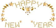 Silvester Glamour Gesichtsschmuck Glittersteine, Bild 3