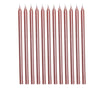 GP32042 – Geburtstagskerzen Glanz Rosa Gold Feierdeko – Farbe: RosÉgold 