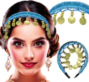 Münzen Haarreif für Damen mit Goldmünzen, Bild 13