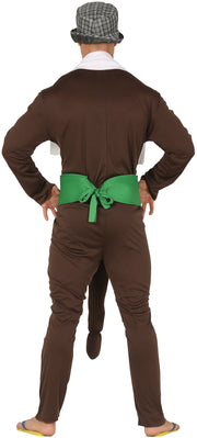 Penis Kostüm für Herren braun mit Hut, Bild 15