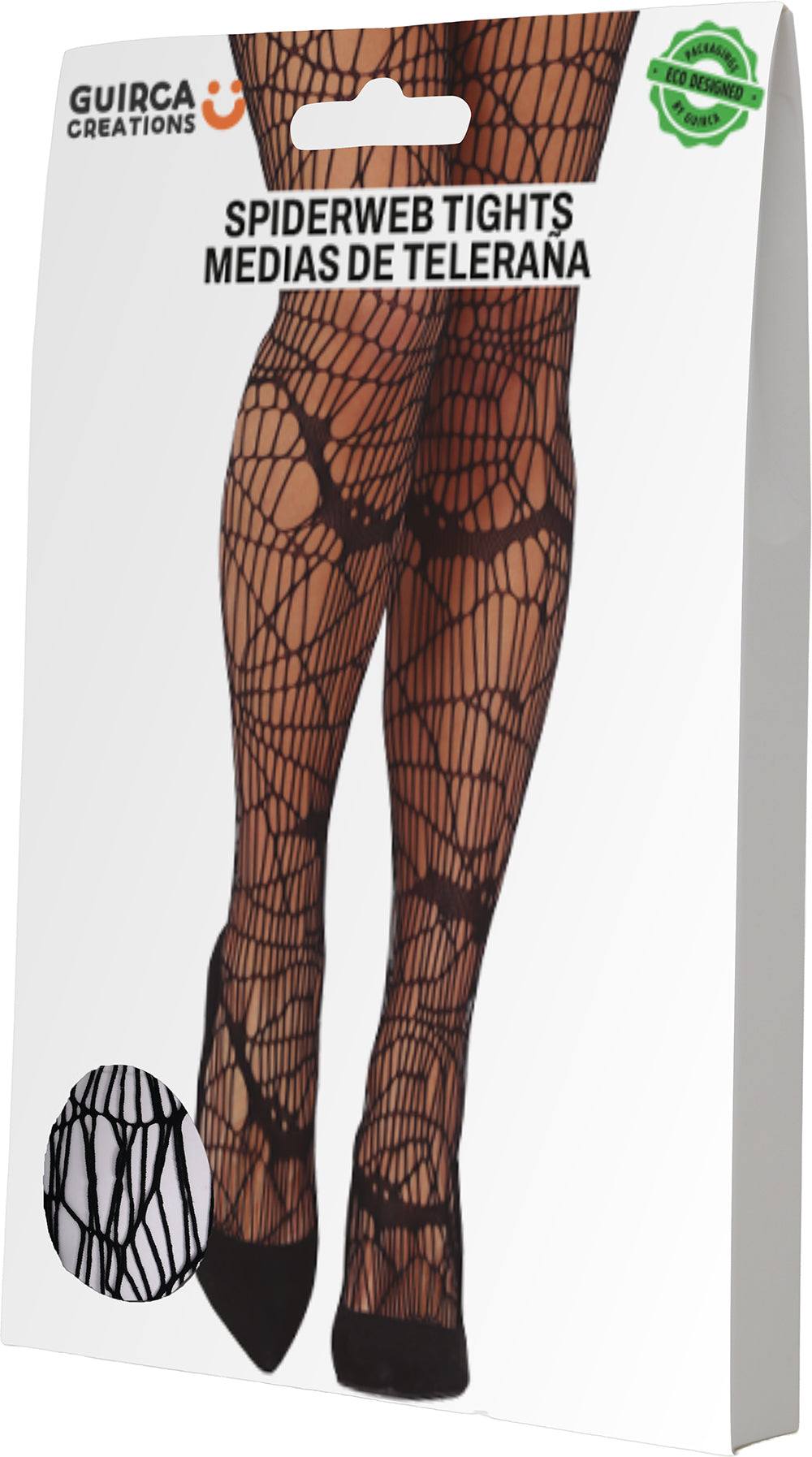GP18100 – Spinnennetz Strumpfhose für Damen schwarz – Farbe: Schwarz
