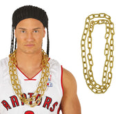 Rapper Goldkette für Herren 80 cm Hip Hop, Bild 1