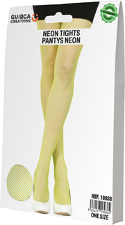 Neon Netzstrumpfhose für Damen 80er Jahre, Bild 9