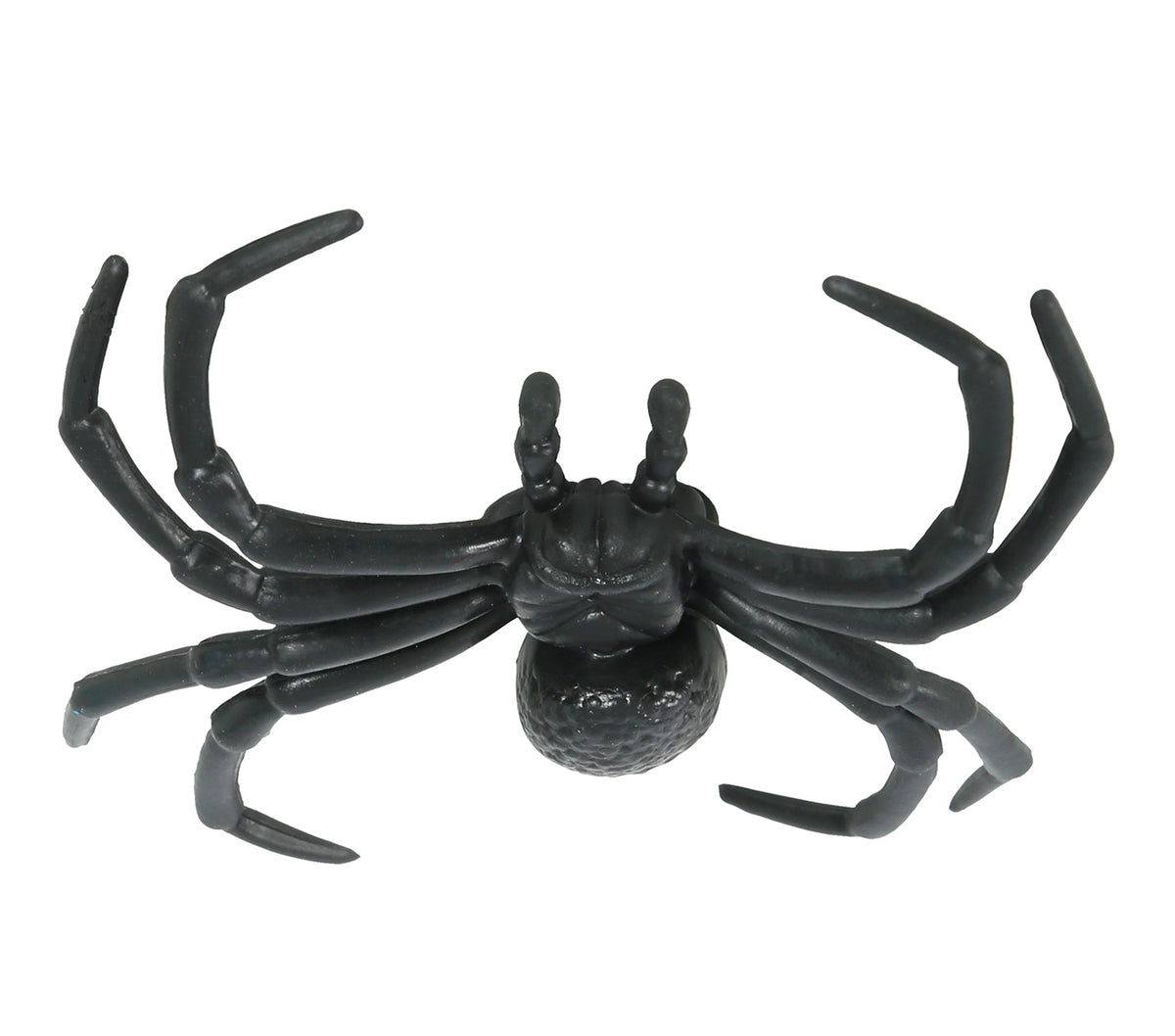 GP26184 – Deko Spinnen 4 Stück 8 cm schwarz – Farbe: Schwarz