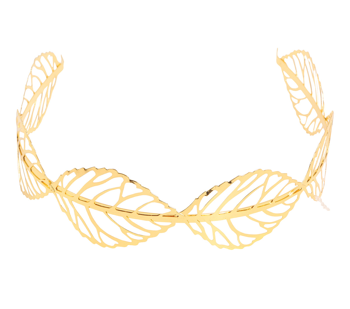 GP17382 – Lorbeerkranz Diadem für Damen gold – Farbe: Gold