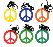 Peace Anhänger für Erwachsene 7 cm Hippie, Bild 3