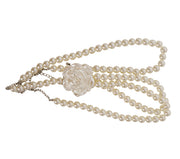 Perlenkette für Damen mit Rose, Bild 4