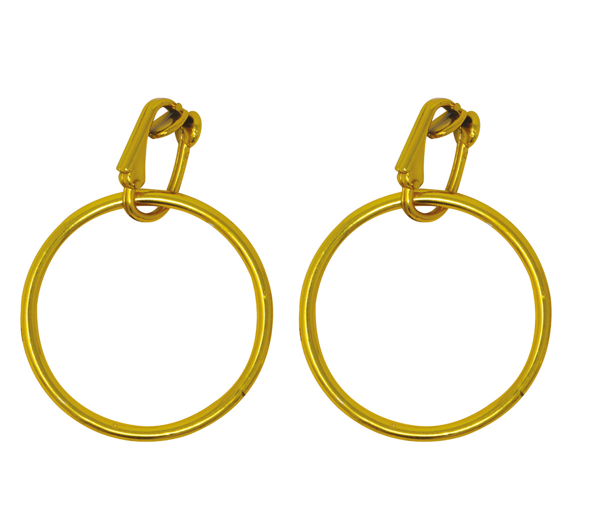 GP16951 – Piraten Ohrringe für Erwachsene 4 cm Kreolen – Farbe: Gold