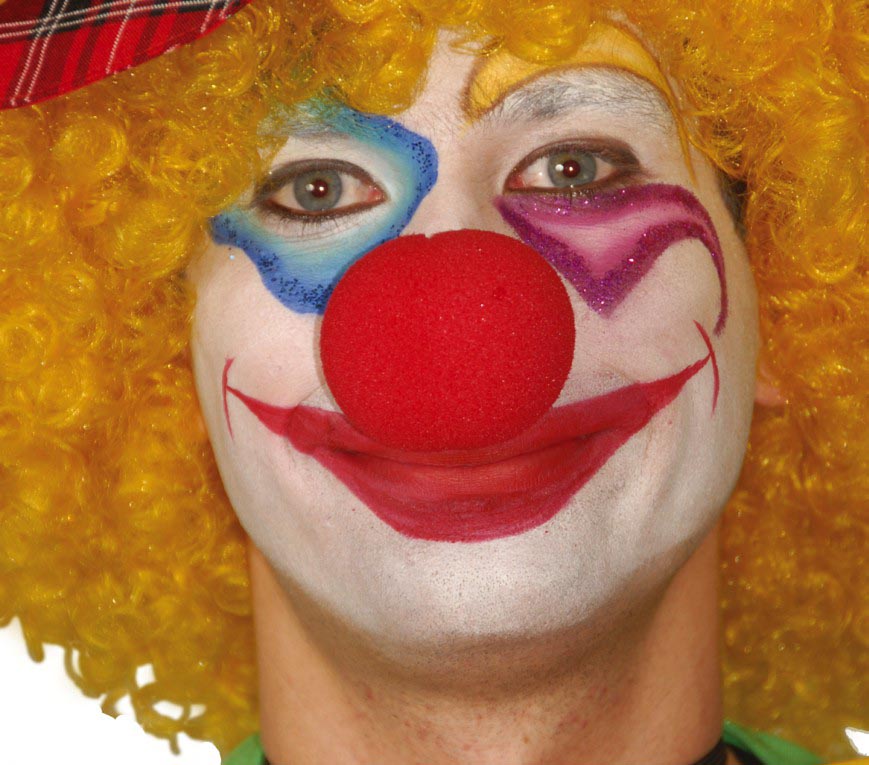 GP3983 – Clown Nase für Erwachsene 5 cm rot – Farbe: Rot, Ansicht 2