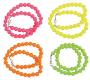 Neon Perlenkette für Damen 40 cm 80er Jahre, Bild 3