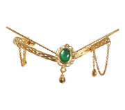 Mittelalter Diadem für Damen mit Schmuckstein, Bild 4